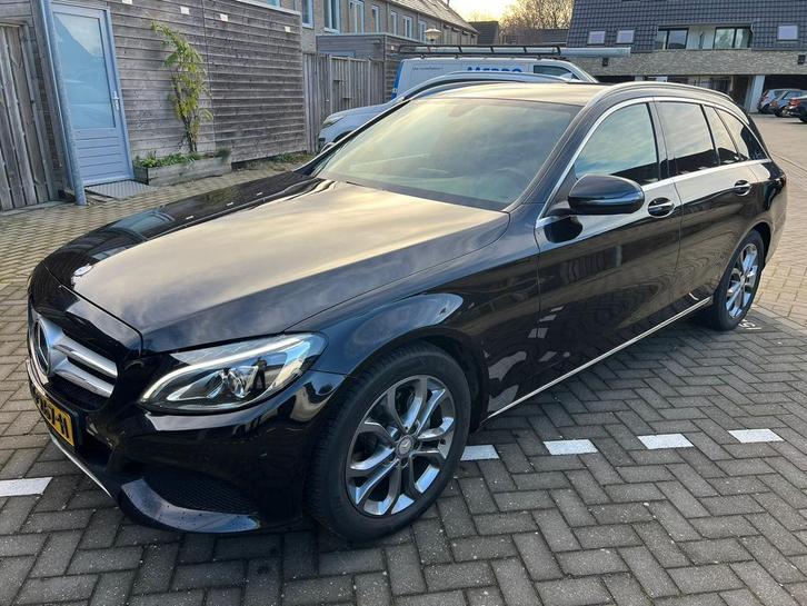 Mercedes-Benz C-Klasse C180,115KW Aut7 Estate 2015 Zwart, Auto's, Mercedes-Benz, Particulier, C-Klasse, Benzine, B, Stationwagon