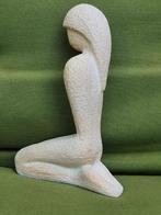 Beeldje vrouw zandsteen abstract weergegeven, Antiek en Kunst, Ophalen