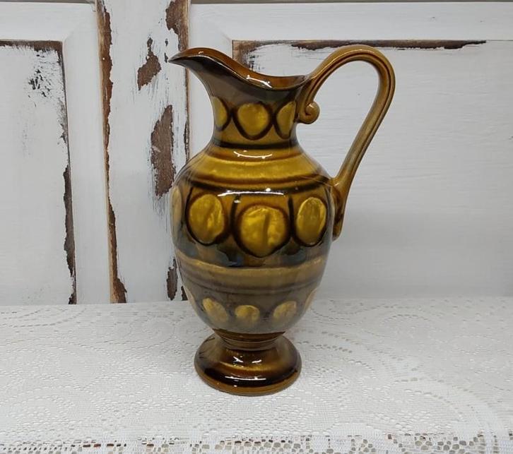 Flora Gouda vaas, 'Madrid' jaren 50, Antiek en Kunst, Antiek | Keramiek en Aardewerk, Ophalen of Verzenden