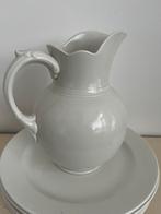 Oude witte Brocante bolkan kan Societe Ceramique, Ophalen of Verzenden