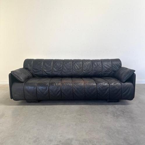 De Sede DS69 bankstel slaapbank daybed jaren 60 70 leer, Huis en Inrichting, Banken | Bankstellen, Gebruikt, Rechte bank, Driepersoons