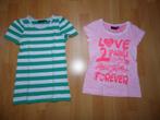 2 Leuke t-shirten van D-Zine, maat 116/122 NIEUW!, Kinderen en Baby's, Kinderkleding | Maat 116, Nieuw, Meisje, D-Zine, Ophalen of Verzenden