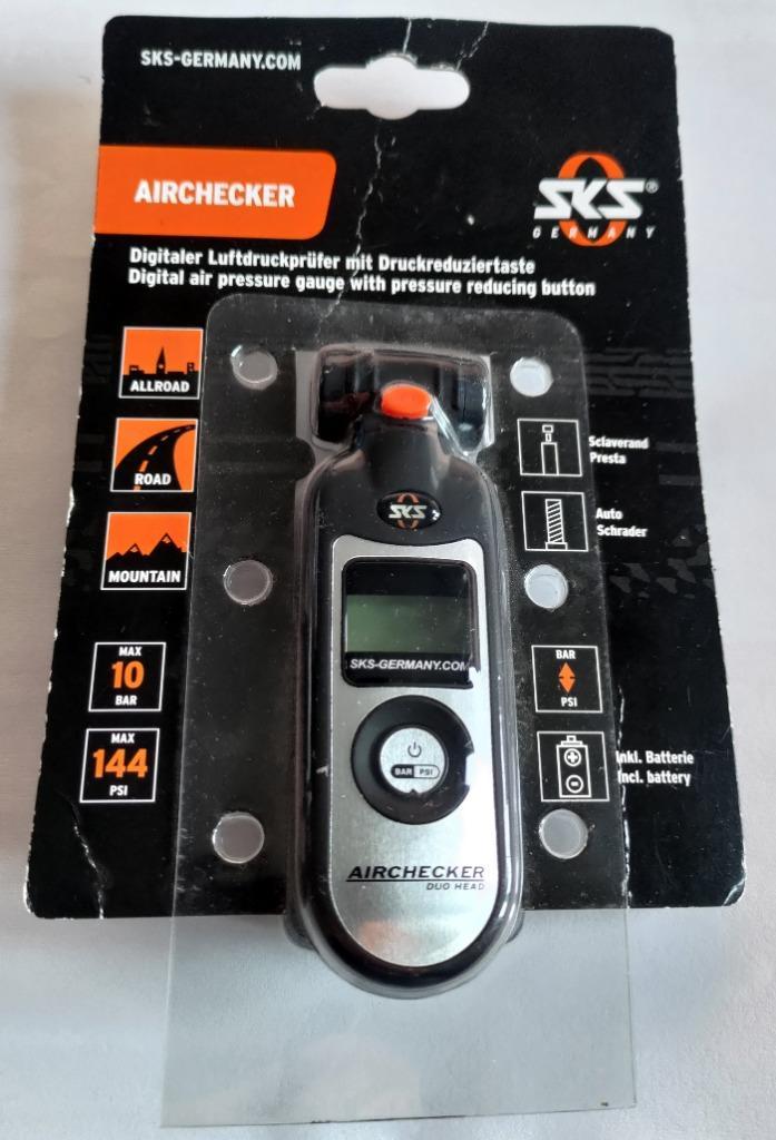 SKS Digitale Airchecker Manometer, Fietsen en Brommers, Fietsaccessoires | Fietspompen, Drukmeter, Ophalen of Verzenden