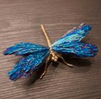 Prachtige Kyaniet libelle edelstenen natuursteen mineralen, Ophalen of Verzenden