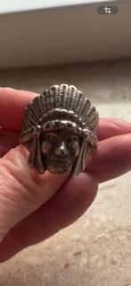 Echt zilveren zwaardere indianen ring, Sieraden, Tassen en Uiterlijk, Ringen, 20 of groter, Ophalen of Verzenden, Zo goed als nieuw