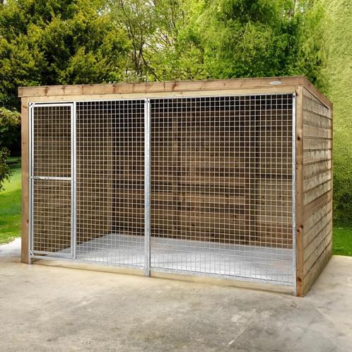 Konijnenren met dak | Robuust en Duurzaam, Dieren en Toebehoren, Vogels | Hokken en Kooien, Nieuw, Ophalen of Verzenden
