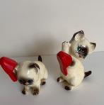 2 beeldjes katten klein, Verzamelen, Beelden en Beeldjes, Verzenden, Zo goed als nieuw, Dier