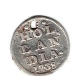 24-310 Holland 1 stuiver 1738, Postzegels en Munten, Munten | Nederland, Zilver, Overige waardes, Vóór koninkrijk, Losse munt