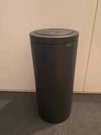 Brabantia prullenbak 30 liter touch bin, Ophalen, 50 tot 75 cm, 40 liter of meer, Zo goed als nieuw