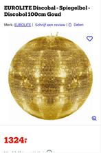 Eurolite Gouden Discobol - 100cm Spiegelbol, Muziek en Instrumenten, Ophalen, Nieuw, Discobol, Kleur