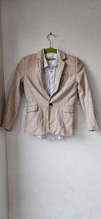 Blazer + blouse maat 140, Kinderen en Baby's, Ophalen of Verzenden, Zo goed als nieuw, Jongen, Overhemd of Blouse