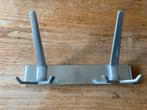 Kapstok wandkapstok wandgarderobe aluminium met 2x3 haken, Wandkapstok, Ophalen of Verzenden, Zo goed als nieuw, Minder dan 100 cm