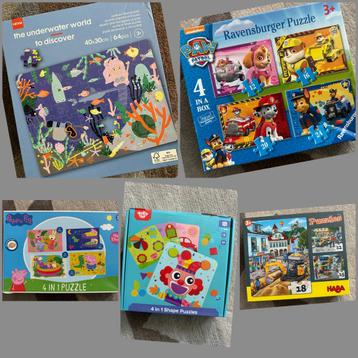 5x puzzels 2+ beschikbaar voor biedingen