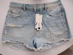 Zara cut off short light blue maat 42 NIEUW, Kleding | Dames, Blauw, Zara, Nieuw, Ophalen of Verzenden