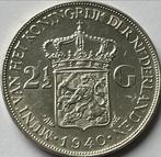 2,5 gulden zilver 1940, Postzegels en Munten, Munten | Nederland, Zilver, Ophalen of Verzenden, Koningin Wilhelmina, Losse munt