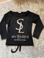 Ain't Laurent without Yves, sweater, nieuw, zwart, M, Kleding | Dames, Truien en Vesten, Ophalen of Verzenden, Nieuw, Maat 38/40 (M)