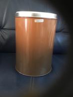 Vintage Brabantia grote voorraadblik serie “shadow brown”, Ophalen of Verzenden, Zo goed als nieuw, Overige