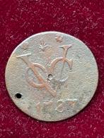 Duit 1787 VOC Gelderland, Postzegels en Munten, Ophalen of Verzenden, Vóór koninkrijk, Overige waardes, Losse munt