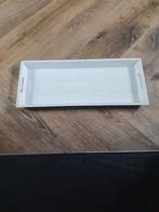 Leuk wit dienblad 48x20, Ophalen, Zo goed als nieuw, Rechthoekig, Hout