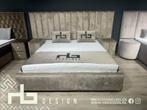 boxspring bed opmaat hoofdbord maatwerk 10 jaar garantie, Ophalen of Verzenden, 180 cm, 200 cm, Nieuw
