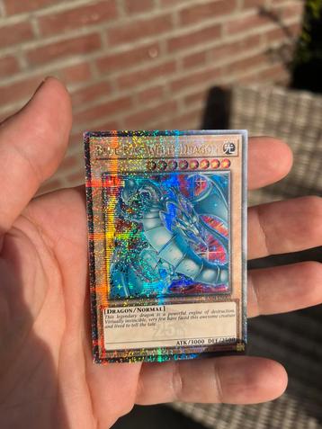 Blue eyes white dragon new art! qcsr RA04-EN002 QC stampede beschikbaar voor biedingen