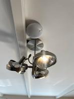 Plafondlamp  3-spots( 2 stuks), Huis en Inrichting, Lampen | Plafondlampen, Ophalen of Verzenden, Gebruikt, Metaal