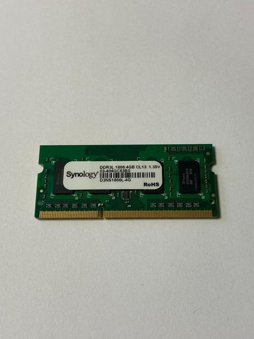 Synology 4gb DDR3L *D3NS1866L-4G* origineel (DS918+/DS218+), Computers en Software, RAM geheugen, Nieuw, 4 GB, DDR3, Ophalen of Verzenden