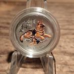 Lunar 2 Year van de Hond 2018 1/4 oz Kleur, Verzenden, Zilver