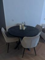 Ronde eettafel 120cm, Huis en Inrichting, Tafels | Eettafels, Ophalen, 100 tot 150 cm, Rond, Zo goed als nieuw