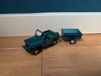 GAMA Toys Germany Jeep + Trailer no 904-5-6, Hobby en Vrije tijd, Modelauto's | 1:43, Ophalen of Verzenden, Gebruikt, Auto, Gama
