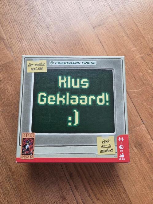 Klus geklaard solo kaartspel/bordspel, Hobby en Vrije tijd, Gezelschapsspellen | Kaartspellen, Zo goed als nieuw, Een of twee spelers