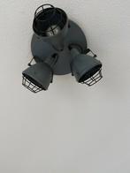 Industriële Plafondlampen - Antraciet - 3 & 2 Spots, Huis en Inrichting, Lampen | Plafondlampen, Ophalen of Verzenden, Gebruikt