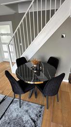 Dinning table with 4 chairs, Huis en Inrichting, Tafels | Eettafels, Ophalen, Rechthoekig, 100 tot 150 cm