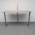 Slinger verstelbaar zit-sta bureau 120x80 cm – grijs frame
