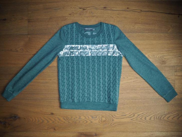 Groene trui van GEISHA maat 140, Kinderen en Baby's, Kinderkleding | Maat 140, Gebruikt, Meisje, Trui of Vest, Ophalen of Verzenden