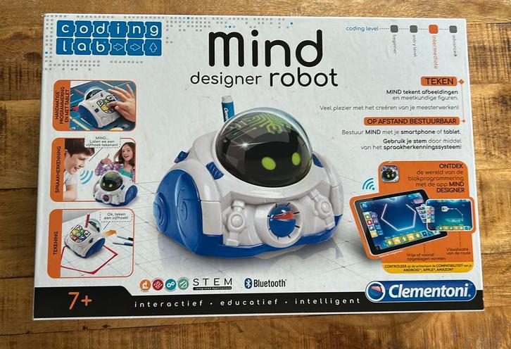 Mind Designer coding robot, Kinderen en Baby's, Speelgoed | Educatief en Creatief, Gebruikt, Elektronica, Ontdekken, Met licht