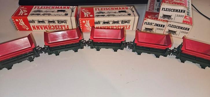 Fleischmann kiepwagen 5500, Hobby en Vrije tijd, Modeltreinen | H0, Zo goed als nieuw, Gelijkstroom, Fleischmann, Ophalen of Verzenden