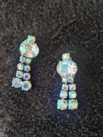 Vintage jaren 60 aurora borealis oorclips💕 valentijn🍼, Sieraden, Tassen en Uiterlijk, Antieke sieraden, Ophalen of Verzenden