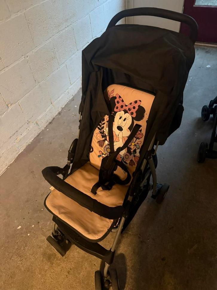 Minnie mouse buggy, Kinderen en Baby's, Buggy's, Zo goed als nieuw, Overige merken, Verstelbare rugleuning, Zonnekap, Ophalen of Verzenden