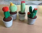 Gehaakte cactussen in glazen potjes, Overige typen, Ophalen of Verzenden, Zo goed als nieuw, Haken
