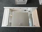 Witte badkamer spiegelkast met verlichting, Huis en Inrichting, Badkamer | Badkamermeubels, Ophalen, 150 tot 200 cm, Minder dan 100 cm