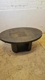 Salontafel leisteen retro vintage paul kingma stijl design, Huis en Inrichting, Tafels | Salontafels, Gebruikt, 100 tot 150 cm