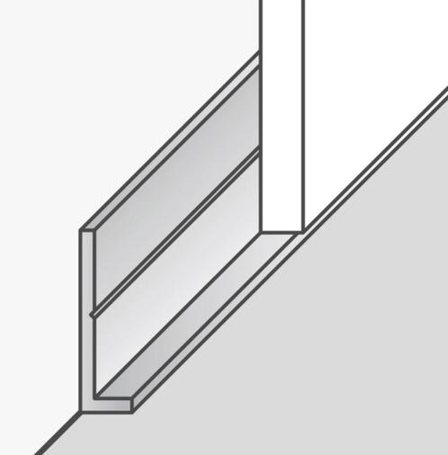 Dumawall Startprofiel Aluminium, Doe-het-zelf en Verbouw, Platen en Panelen, Nieuw, Overige materialen, Minder dan 20 mm, Ophalen