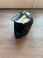 Zwarte Cross/Scooter Helm - Maat S, Motoren, Overige merken, Offroadhelm, Ophalen of Verzenden, S