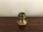 Robuuste ronde messing Kandelaar kaarsenhouder, Antiek en Kunst, Ophalen of Verzenden, Koper of Brons