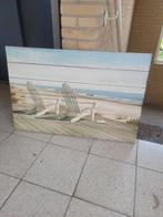 Strand decor op steigerhout, Ophalen