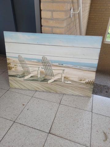 Strand decor op steigerhout beschikbaar voor biedingen