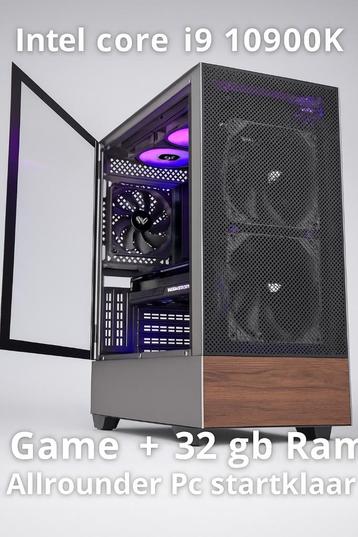 ZGAN Core i9 10900K+32 Gb+1 Tb+Startklaar + garantie beschikbaar voor biedingen
