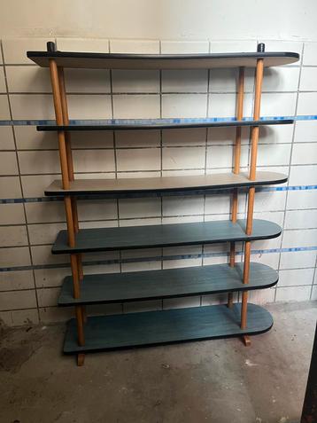 Vintage Stokkenkast Wandrek Jaren 60 beschikbaar voor biedingen