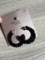Pauline wingelaar oorbellen feest collectie zwart glitter, Sieraden, Tassen en Uiterlijk, Oorbellen, Ophalen of Verzenden, Zo goed als nieuw